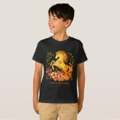 Happy Chinese Lunar New Year 2026 Year Of The Hors Tシャツ (正面フル)