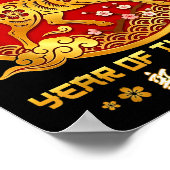 Happy Chinese Lunar New Year Horse Zodiac Year Of  ポスター (角)