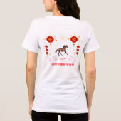 Happy Chinese new year トライブレンドＴシャツ (裏面)