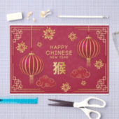 Happy Chinese New Year 薄葉紙 (クラフト)