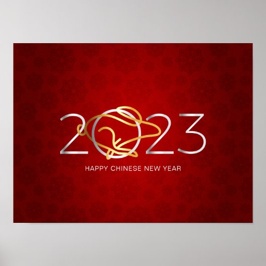 Happy Chinese New Year 2023 ポスター (正面)