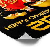 Happy Chinese New Year 2026 Funny Horse 6 7 Meme 6 ポスター (角)