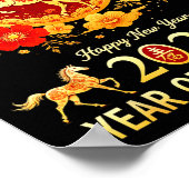 Happy Chinese New Year 2026 Lunar Year Of The Hors ポスター (角)