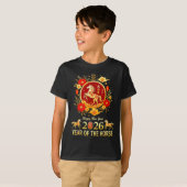 Happy Chinese New Year 2026 Lunar Year Of The Hors Tシャツ (正面フル)