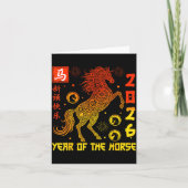 Happy Chinese New Year 2026 Traditional Year Of Th カード (正面)