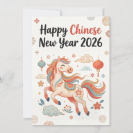 Happy Chinese New Year 2026 – Year Of The Horse シーズンカード