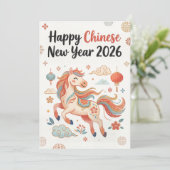 Happy Chinese New Year 2026 – Year Of The Horse シーズンカード (スタンド正面)