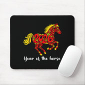 Happy Chinese New Year 2026 Year Of The Horse Horo マウスパッド (マウス)