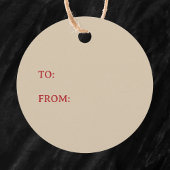 Happy Chinese New Year of Horse Elegant Gold Red  フェイバータグ