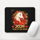 Happy Chinese New Year Of The Horse 2026 Lunar New マウスパッド (マウス)