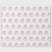 Happy Chistmas ラッピングペーパー (フラット)