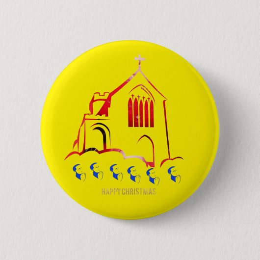 Happy Chistmas 缶バッジ (正面)