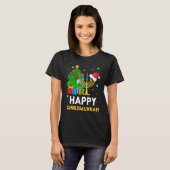 Happy Chrismukkah Jewish Christmas Hanukkah Holida Tシャツ (正面フル)