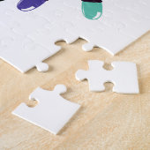 Happy Christmasの漫画ロビンのロゴ ジグソーパズル (側面)