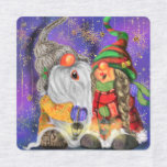 Happy Christmasカップル格言ラベル ラベル<br><div class="desc">カップル抱き格言歌う幸せなクリスマス歌おもしろいスケッチ格言パーティー – 選択/追加文字/名前/色 – あなたの特別なギフトシールを作ユニークる – サイズ変更し、移動または削除し、カスタマイズツールで画像/文字を追加！スケッチとデザインMIGNEDによる。私の他のプロジェクト/絵画を見て下さい。1000以上のZazzle製品に私のデザインを転送することもできる。Merry Christmas - Be Happy :)</div>