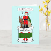 Happy Christmas誕生日for NIece カード (黄色い花)