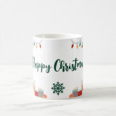Happy Christmas Festive Mug コーヒーマグカップ (中央)