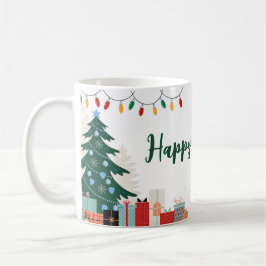 Happy Christmas Festive Mug コーヒーマグカップ
