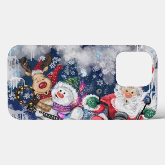 Happy Christmas Friends iPhoneおもしろいケース Case-Mate iPhoneケース (裏面 (横))