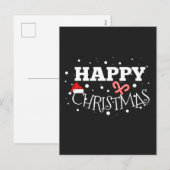 Happy Christmas Giftクリスマス シーズンポストカード (正面/裏面)