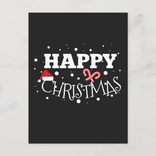 Happy Christmas Giftクリスマス シーズンポストカード (正面)