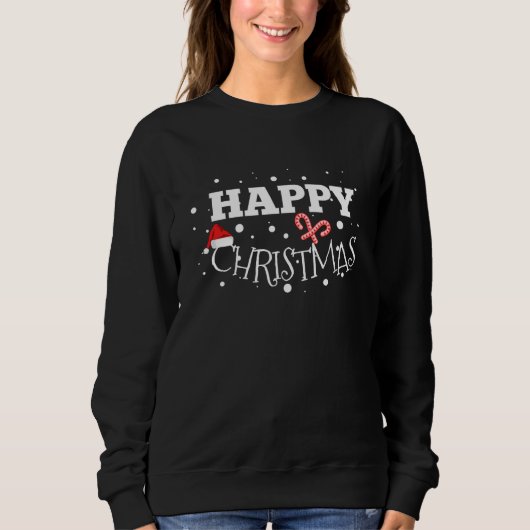 Happy Christmas Giftクリスマス スウェットシャツ (正面)