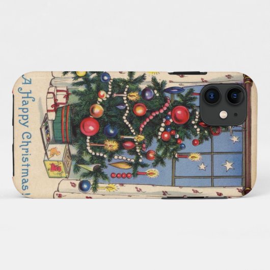 Happy Christmas iPhone5ケース Case-Mate iPhoneケース (裏面(横))