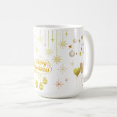 Happy Christmas & New Year Mug コーヒーマグカップ (正面右)