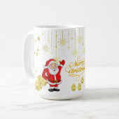 Happy Christmas & New Year Mug コーヒーマグカップ (正面左)