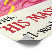 Happy Christmas & New Year Victor RCA Old Adt ポスター (角)