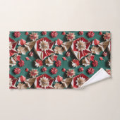 Happy Christmas origami handicrafts11 - Hand Towel ハンドタオル (ハンドタオル)