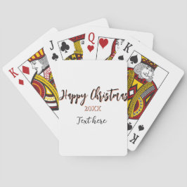 Happy Christmas peach black year name details holi トランプ