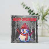 Happy Christmas, pixelart, Pixel Art カード (スタンド正面)
