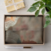 Happy Christmas Rose Flowers Bouquet Decoupage  薄葉紙 (ギフト)