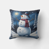 Happy christmas snowman クッション (裏面)
