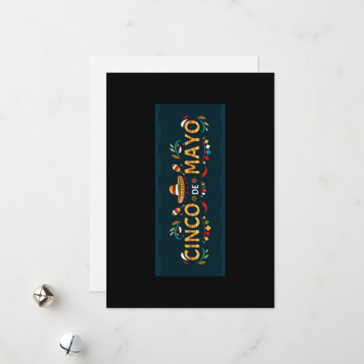 Happy Cinco de May Greeting Card シーズンカード (正面/裏面インサイチュ)