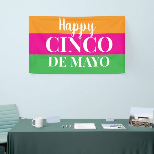 Happy Cinco De Mayo  横断幕 (トレードショー)