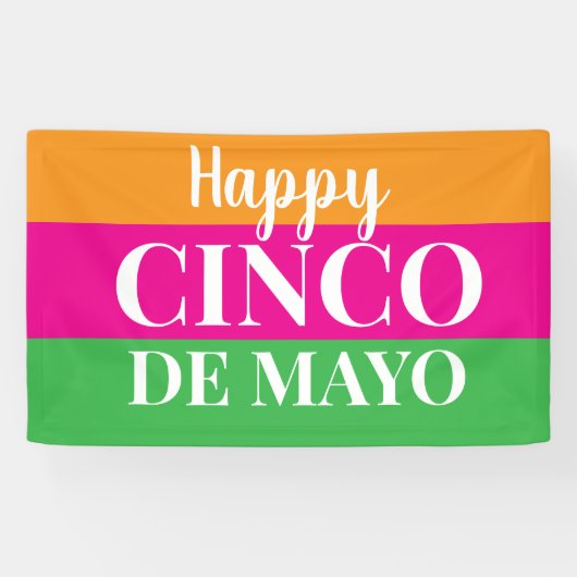 Happy Cinco De Mayo  横断幕 (横)