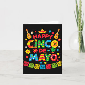 Happy cinco de mayo apparels men women kids カード