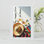 Happy Cinco de Mayo Greeting Card シーズンカード (スタンド正面)