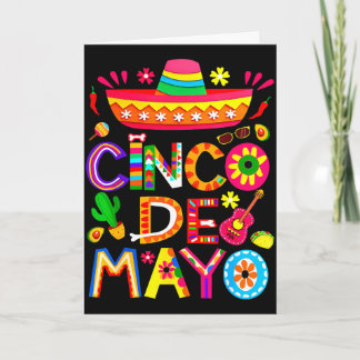 Happy cinco de mayo mexican sombrero margaritaHapp カード
