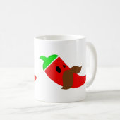 happy cinco de mayo mustache pepper funny コーヒーマグカップ (正面右)