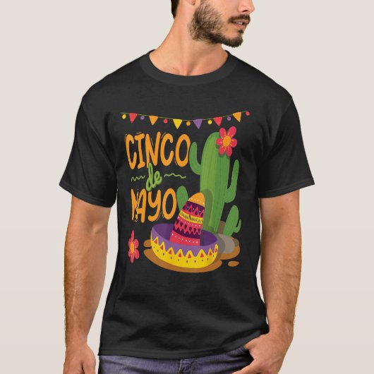 Happy Cinco De Mayo Viva Mexico 5 De Mayo 1 Tシャツ (正面)