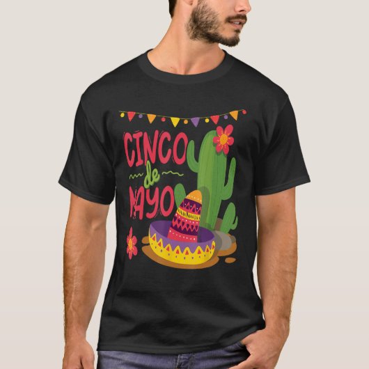 Happy Cinco De Mayo Viva Mexico 5 De Mayo 2 Tシャツ (正面)