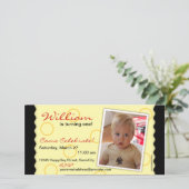 Happy Circleフォトカード：黒と黄色 (スタンド正面)