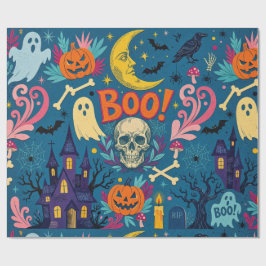 Happy Classy Boo Halloween ラッピングペーパー