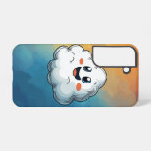 Happy Cloud Anime Phone Case Samsung Galaxyケース (裏面横)