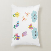  Happy Clouds and Garden Friends  アクセントクッション (正面(垂直))