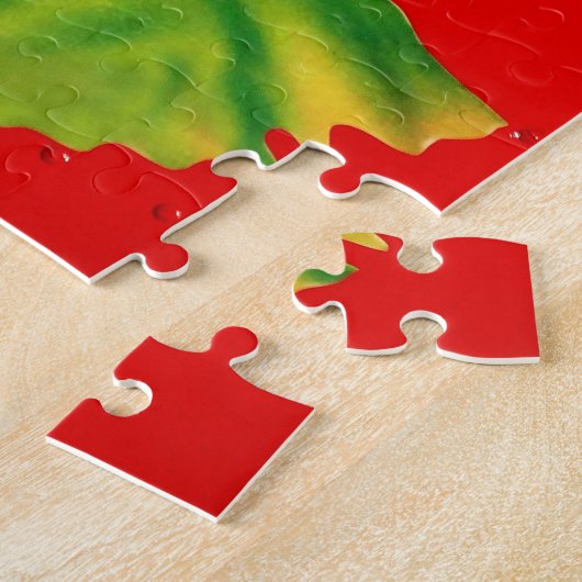 Happy Clown Face ジグソーパズル (側面)