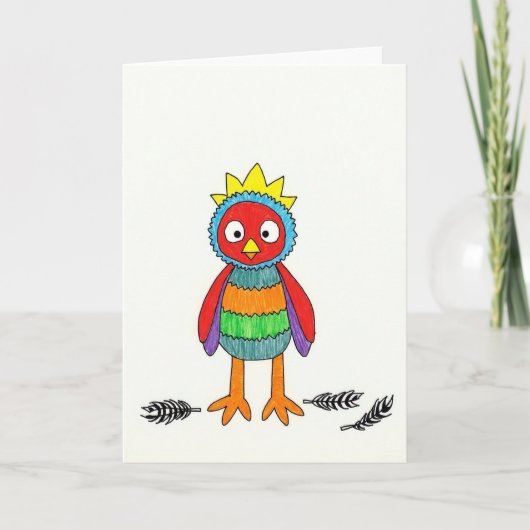 Happy Colorful Critter Card カード (正面)